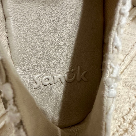 Sanuk Donna Crochet Women’s Loafers Size 8 New without tags in cream - Picture 11 of 12